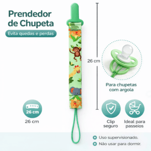 Prendedor de Chupeta Buba Safari