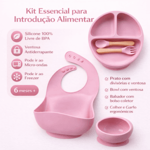 Kit Introdução Alimentar Capi Baby Rosa