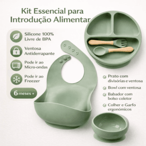 Kit Introdução Alimentar Capi Baby Verde