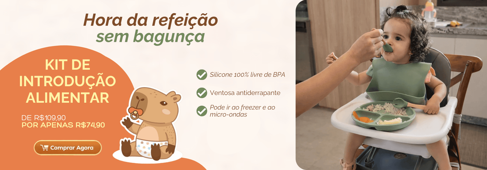 kit de introdução alimentar