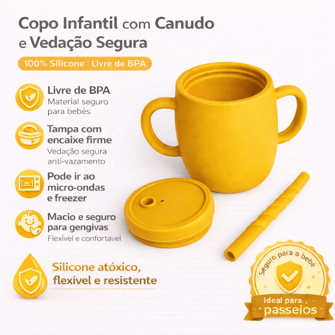 Capo Anti Vazamento Capi Baby Amarelo