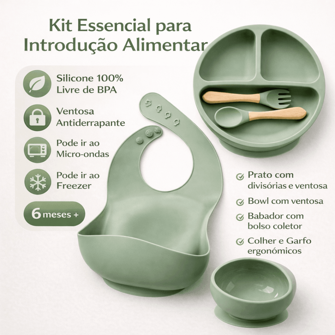Kit Introdução Alimentar Capi Baby Verde